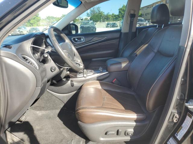 5N1AL0MM9EC511779 - 2014 INFINITI QX60 BLACK photo 7