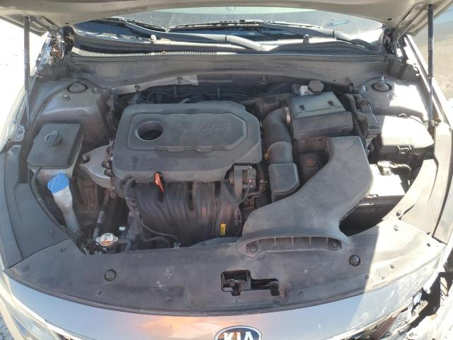 5XXGU4L33JG190389 - 2018 KIA OPTIMA EX GRAY photo 11