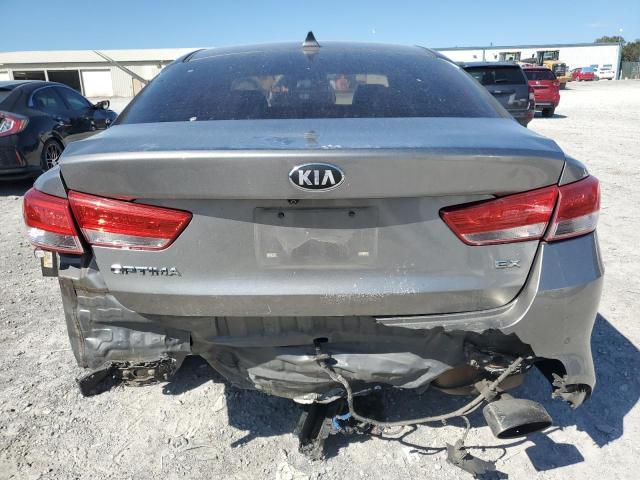 5XXGU4L33JG190389 - 2018 KIA OPTIMA EX GRAY photo 6