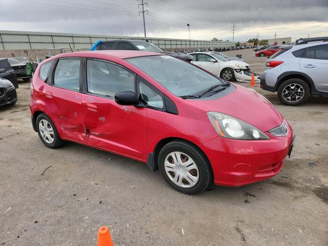 JHMGE8H29AC019830 - 2010 HONDA FIT RED photo 4