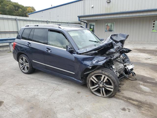 WDCGG8JB5FG343857 - 2015 MERCEDES-BENZ GLK 350 4MATIC BLUE photo 4