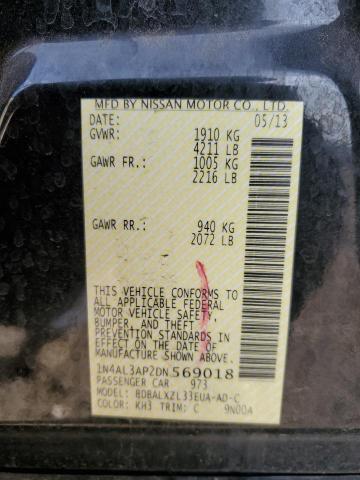 1N4AL3AP2DN569018 - 2013 NISSAN ALTIMA 2.5 შავი ფოტო 13