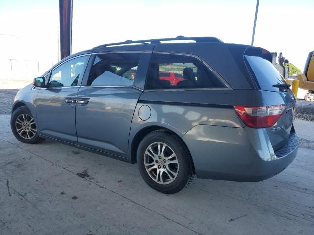 5FNRL5H67CB039114 - 2012 HONDA ODYSSEY EXL ნაცრისფერი ფოტო 2