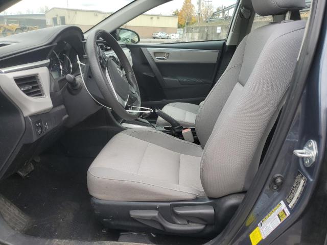 2T1BURHE3FC330411 - 2015 TOYOTA COROLLA L GRAY photo 7