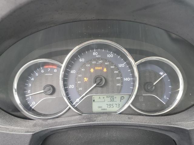 2T1BURHE3FC330411 - 2015 TOYOTA COROLLA L GRAY photo 9