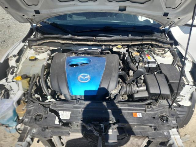 JM1BL1L78D1790632 - 2013 MAZDA 3 I WHITE photo 11