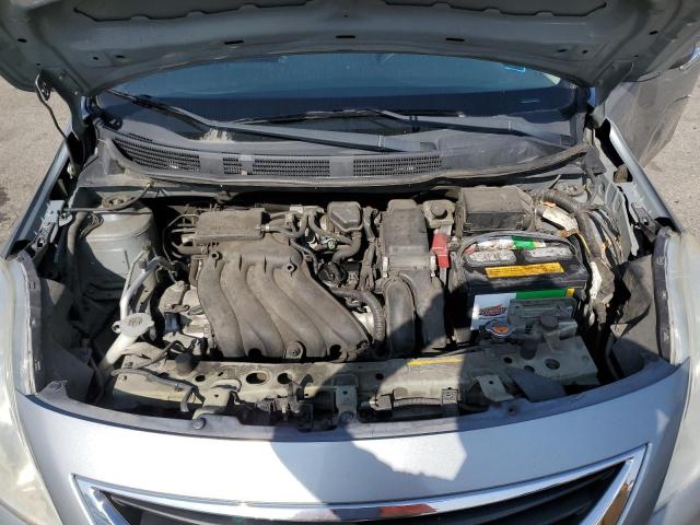 3N1CN7AP7CL939966 - 2012 NISSAN VERSA S GRAY photo 11