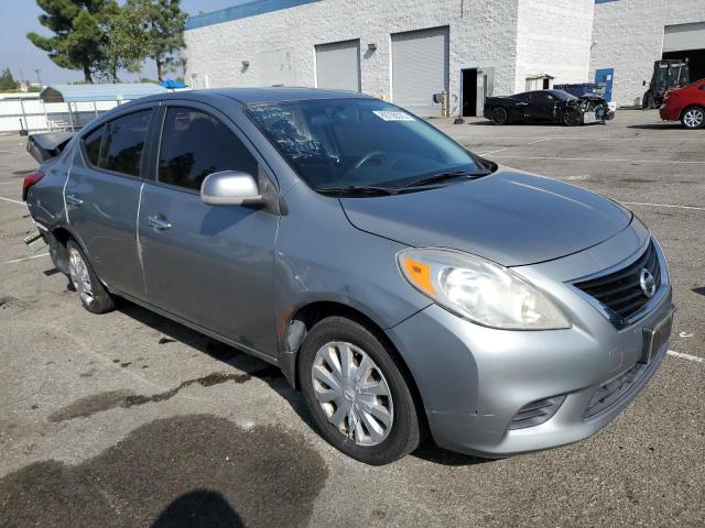 3N1CN7AP7CL939966 - 2012 NISSAN VERSA S GRAY photo 4