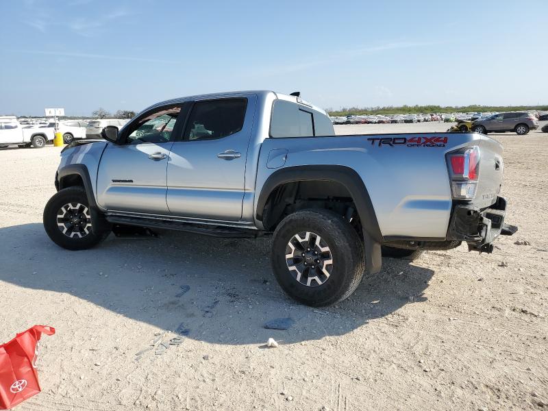 3TMCZ5AN4NM501021 - 2022 TOYOTA TACOMA DOUBLE CAB SILVER photo 2