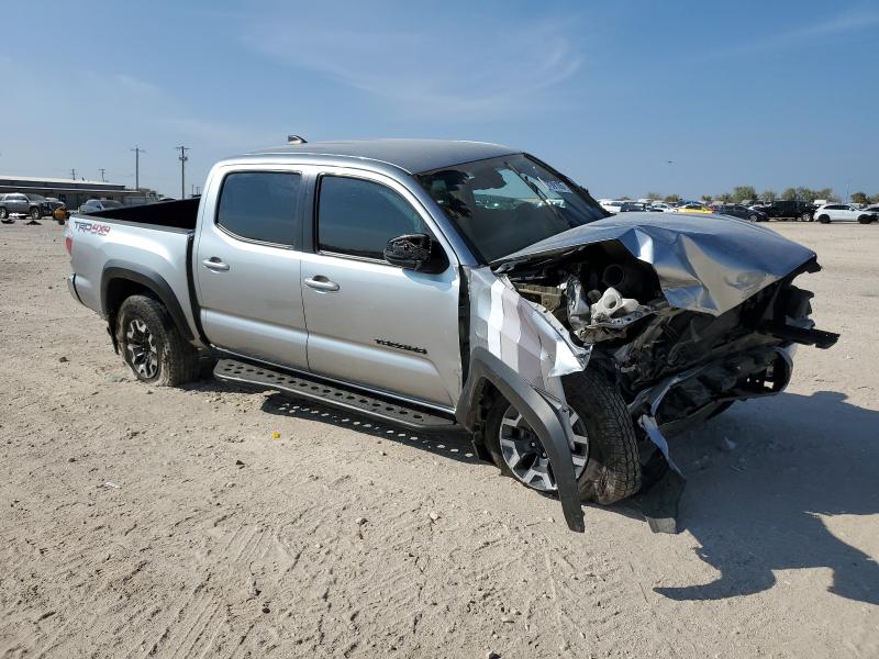 3TMCZ5AN4NM501021 - 2022 TOYOTA TACOMA DOUBLE CAB SILVER photo 4