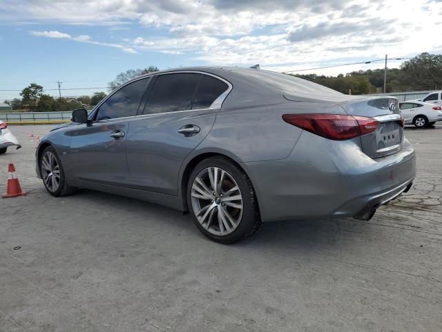 JN1EV7AP0JM361303 - 2018 INFINITI Q50 LUXE Сұр фото 3