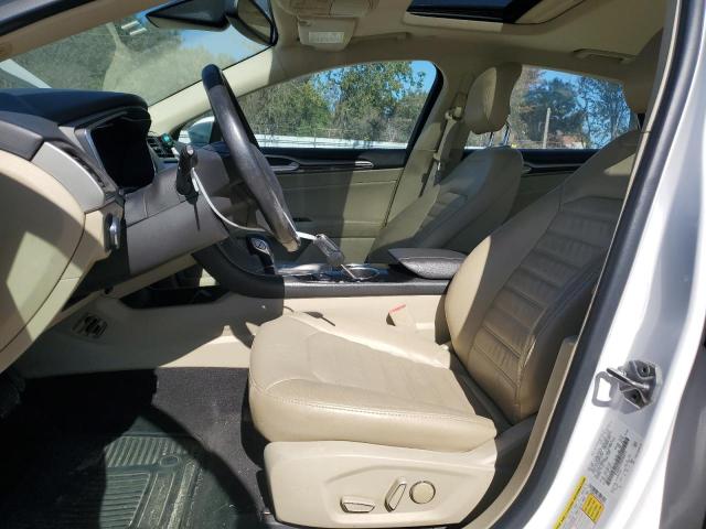 3FA6P0LUXDR206913 - 2013 FORD FUSION SE HYBRID WHITE photo 7