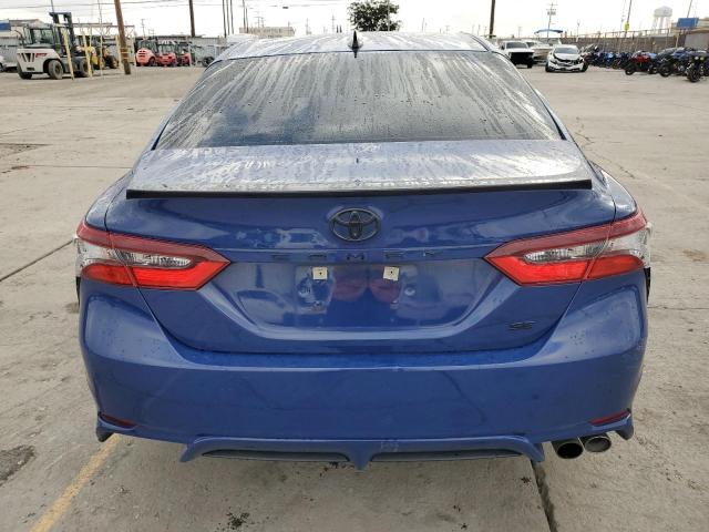 4T1T11AK6PU158700 - 2023 TOYOTA CAMRY SE NIGHT SHADE BLUE photo 6