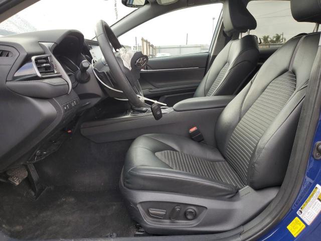 4T1T11AK6PU158700 - 2023 TOYOTA CAMRY SE NIGHT SHADE BLUE photo 7