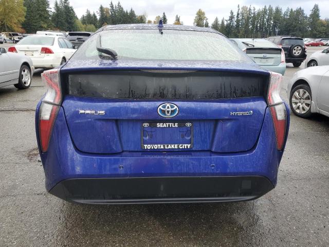 JTDKARFU9J3058919 - 2018 TOYOTA PRIUS ლურჯი ფოტო 6