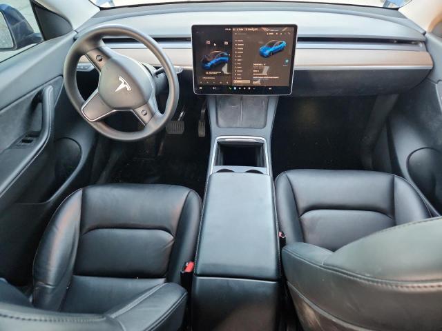 7SAYGAEE1NF464886 - 2022 TESLA MODEL Y BLUE photo 8