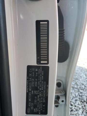 3KPF24AD9KE008220 - 2019 KIA FORTE FE Ақ фото 13