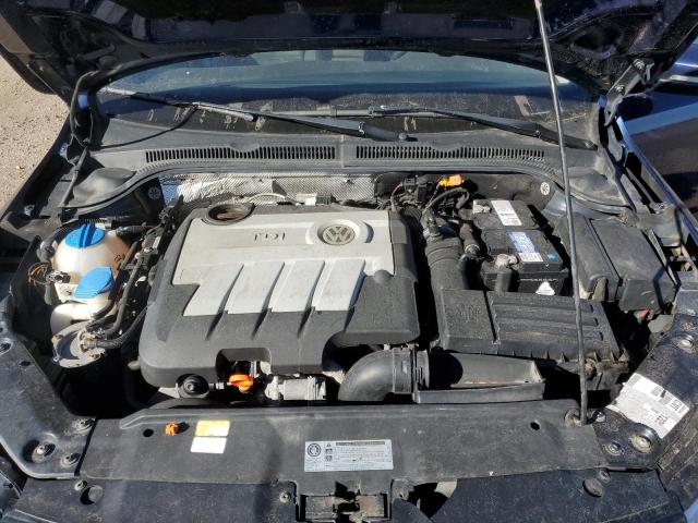 3VWLL7AJ5BM025946 - 2011 VOLKSWAGEN JETTA TDI BLUE photo 11