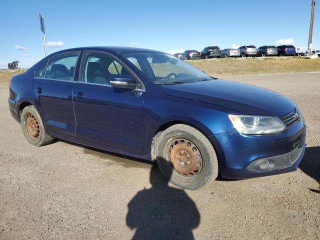 3VWLL7AJ5BM025946 - 2011 VOLKSWAGEN JETTA TDI BLUE photo 4