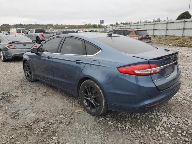 3FA6P0HD8JR245875 - 2018 FORD FUSION SE Көк фото 2