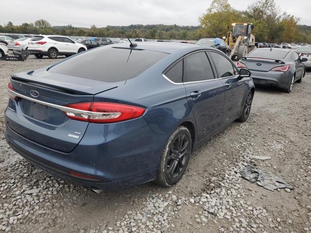3FA6P0HD8JR245875 - 2018 FORD FUSION SE Көк фото 3