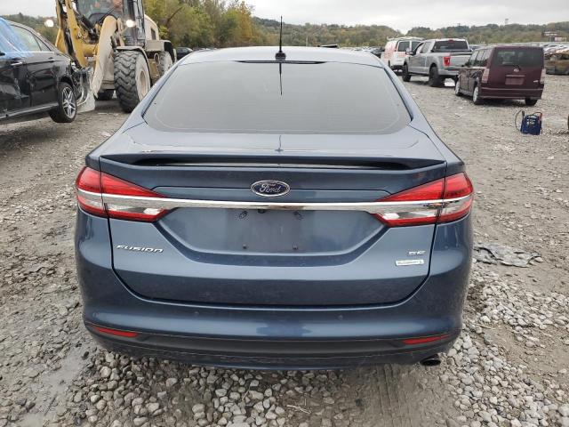3FA6P0HD8JR245875 - 2018 FORD FUSION SE Көк фото 6