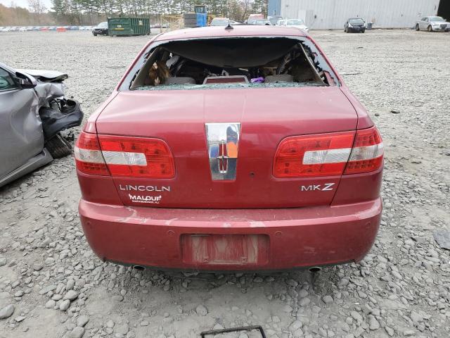 3LNHM26T18R629410 - 2008 LINCOLN MKZ RED photo 6
