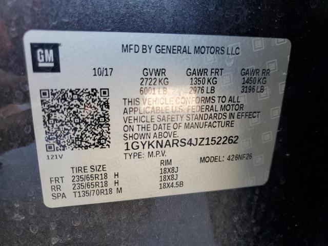 1GYKNARS4JZ152262 - 2018 CADILLAC XT5 棕色 照片 13