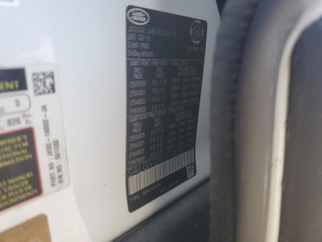 SALGV2RE4KA551533 - 2019 LAND ROVER RANGE ROVE AUTOBIOGRAPHY WHITE photo 13