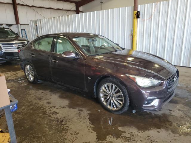 JN1EV7ARXJM431701 - 2018 INFINITI Q50 LUXE BROWN photo 4