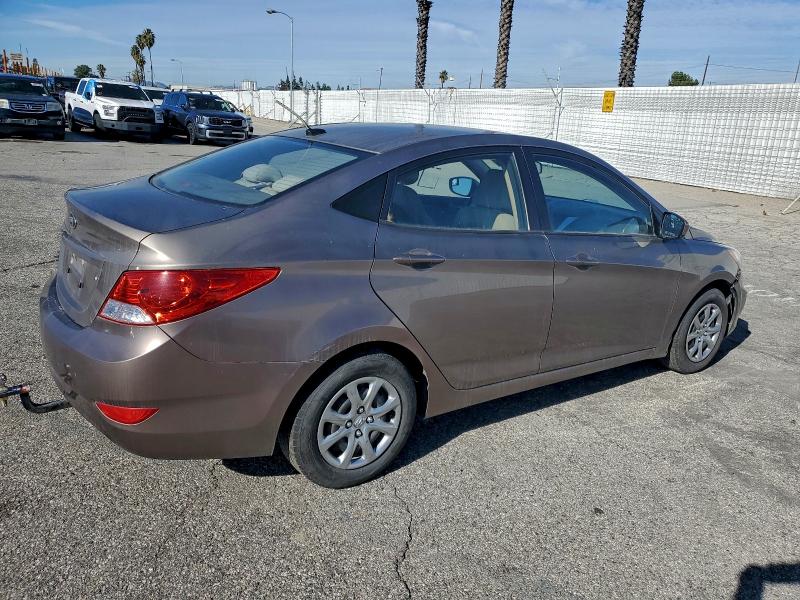 KMHCT4AE2DU317648 - 2013 HYUNDAI ACCENT GLS GRAY photo 3