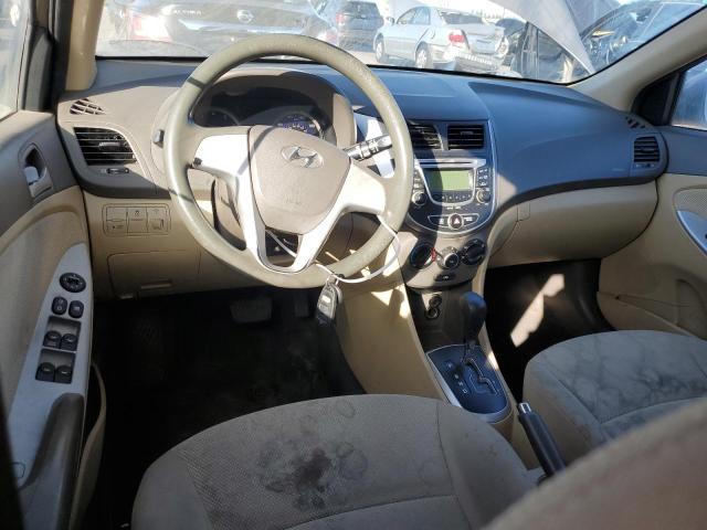 KMHCT4AE2DU317648 - 2013 HYUNDAI ACCENT GLS GRAY photo 8
