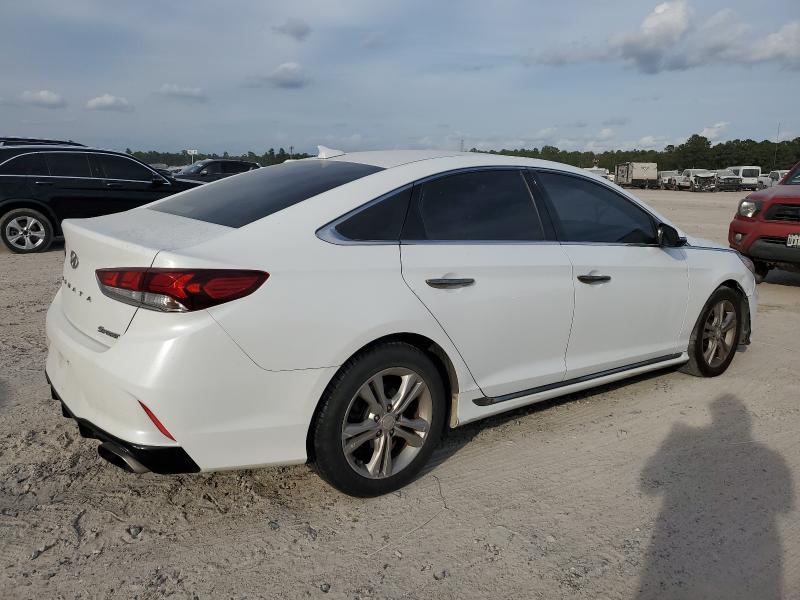 5NPE34AF9JH678080 - 2018 HYUNDAI SONATA SPORT WHITE photo 3