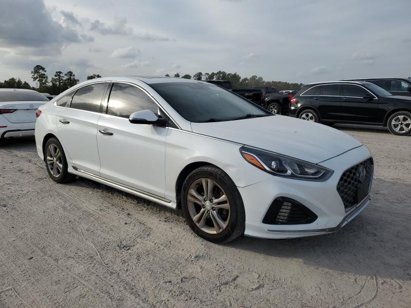 5NPE34AF9JH678080 - 2018 HYUNDAI SONATA SPORT WHITE photo 4