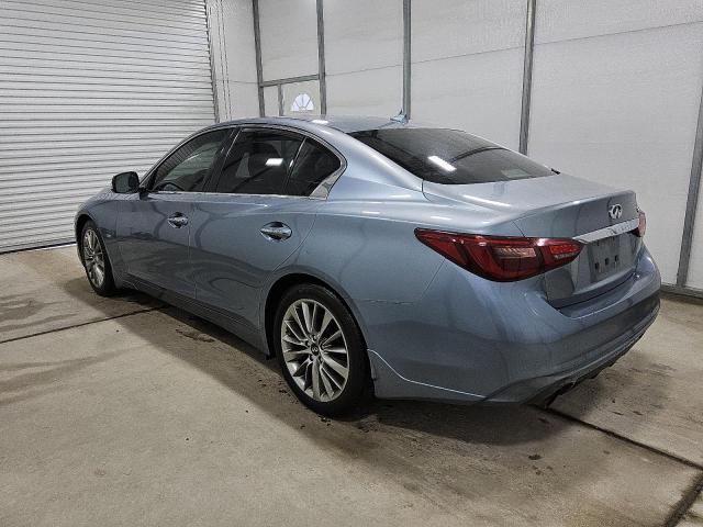 JN1EV7AP1JM350777 - 2018 INFINITI Q50 LUXE Көк фото 2