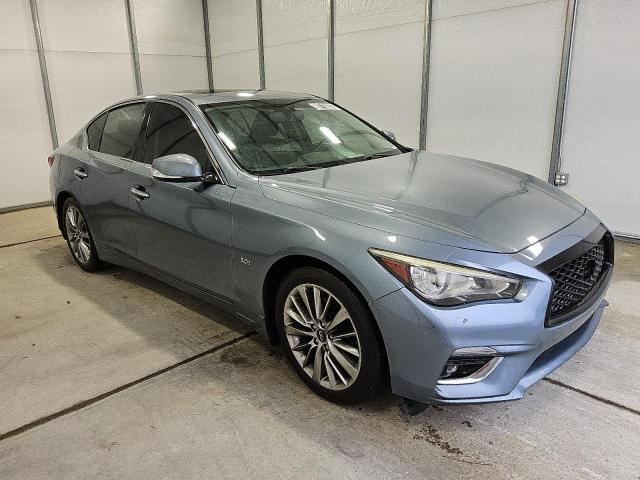 JN1EV7AP1JM350777 - 2018 INFINITI Q50 LUXE Көк фото 4