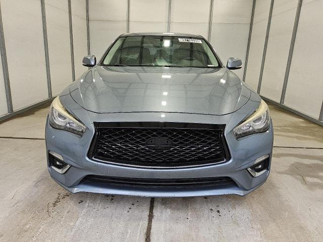 JN1EV7AP1JM350777 - 2018 INFINITI Q50 LUXE Көк фото 5