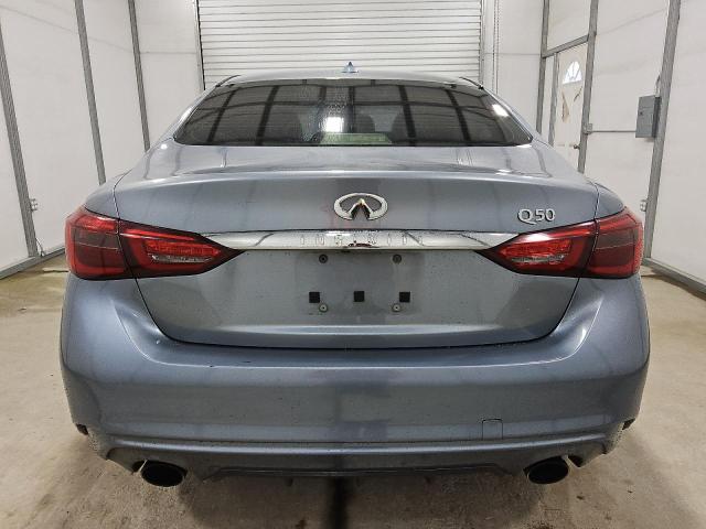 JN1EV7AP1JM350777 - 2018 INFINITI Q50 LUXE Көк фото 6