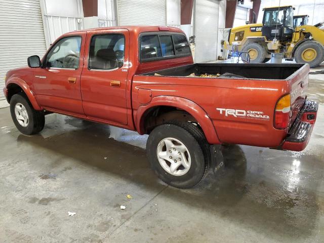 5TEHN72N72Z099053 - 2002 TOYOTA TACOMA DOUBLE CAB 红色 照片 2