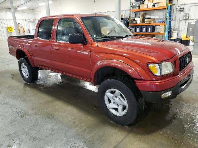 5TEHN72N72Z099053 - 2002 TOYOTA TACOMA DOUBLE CAB 红色 照片 4