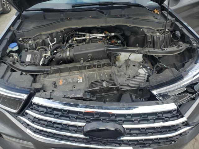 1FMSK8DH2MGB66367 - 2021 FORD EXPLORER XLT GRAY photo 12