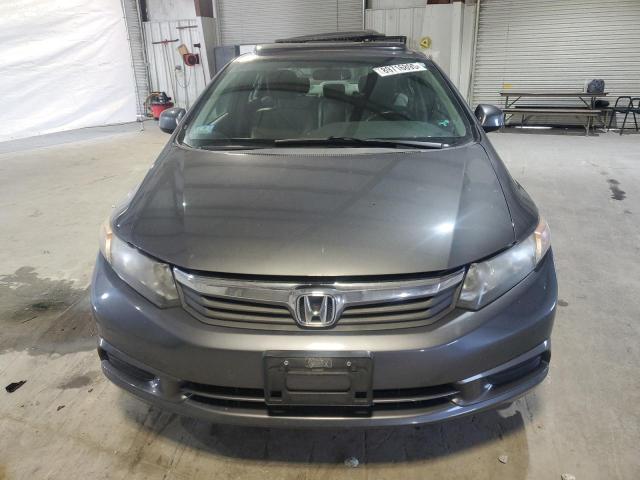 2HGFB2F95CH553203 - 2012 HONDA CIVIC EXL Gri fotoğraf 5
