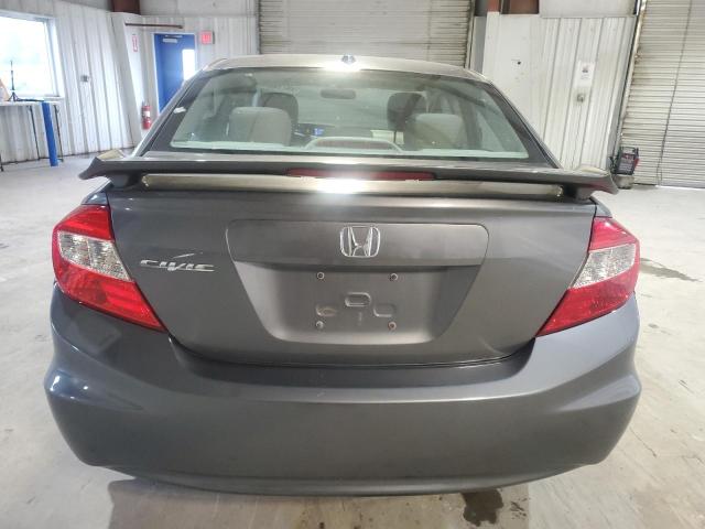 2HGFB2F95CH553203 - 2012 HONDA CIVIC EXL Gri fotoğraf 6
