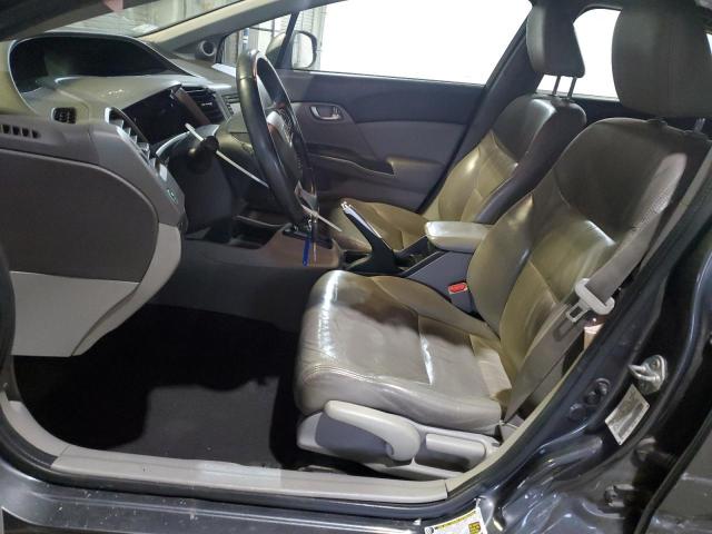 2HGFB2F95CH553203 - 2012 HONDA CIVIC EXL Gri fotoğraf 7