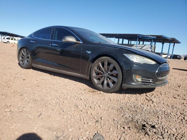 5YJSA1DP2DFP16330 - 2013 TESLA MODEL S BLACK photo 4