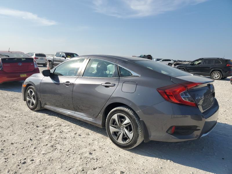 2HGFC2F66KH524116 - 2019 HONDA CIVIC LX GRAY photo 2
