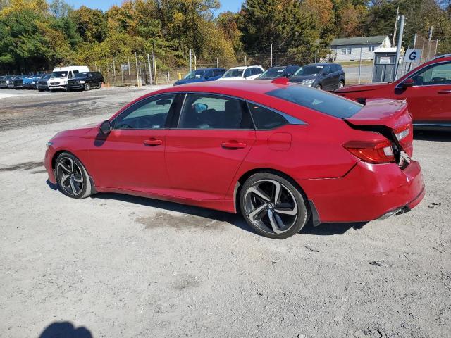 1HGCV1F39JA015356 - 2018 HONDA ACCORD SPORT RED photo 2