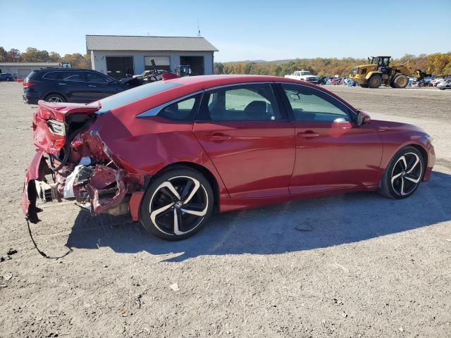 1HGCV1F39JA015356 - 2018 HONDA ACCORD SPORT RED photo 3