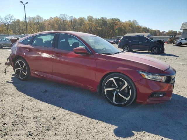 1HGCV1F39JA015356 - 2018 HONDA ACCORD SPORT RED photo 4