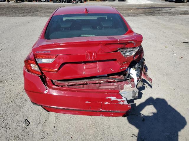 1HGCV1F39JA015356 - 2018 HONDA ACCORD SPORT RED photo 6